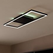 ZATEMNILNA STROPNA LED SVETILKA CALAGRANO-Z 640 mm RGB+NASTAVLJIVA SVETLOBA OD 2700K DO 6500K KRISTAL EFEKTUPRAVLJANJE S PAMETNIM TELEFONOM