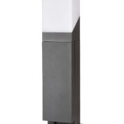 VRTNI STEBRIČEK Z VTIČNICAMI IN SVETILKO PUKU MANA 620 mm E27 IP44