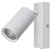 REFLEKTOR S STIKALOM SOLO GU10 ČRNI ALI BELI