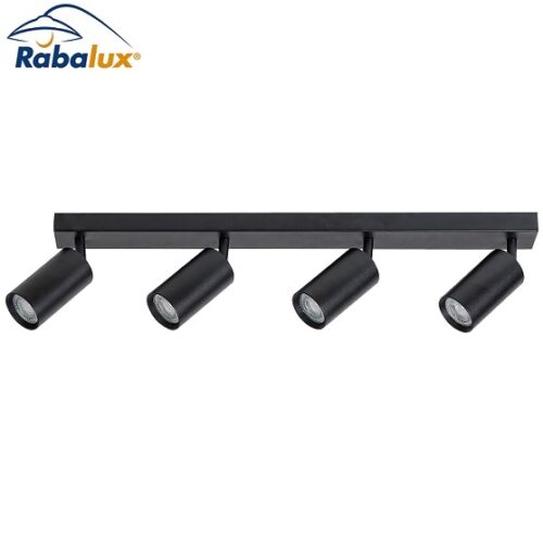 četverni-gu10-reflektor-črni