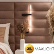 STENSKA LED SVETILKA S STIKALOM SABRE 610 mm 6W 3000K BELA ALI ČRNA