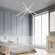 VISEČA LED SVETILKA SPIDER fi 1140 mm 33W 3000K V TREH BARVAH