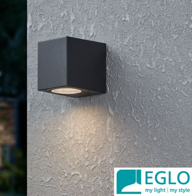 zunanja-stenska-led-svetilka-gu10-ip44-črna