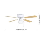 STROPNI VENTILATOR S SVETILKO CAGLIARI fi 1066 mm E27