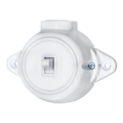 RETRO VINTAGE NAVADNO STIKALO BELO ALI ČRNO