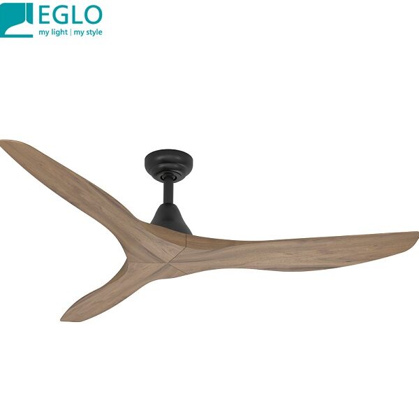 STROPNI VENTILATOR Z LED SVETILKO PORTSEA fi 1320 mm 19W V TREH BARVAH