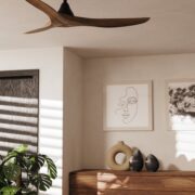 STROPNI VENTILATOR Z LED SVETILKO PORTSEA fi 1320 mm 19W V TREH BARVAH