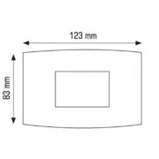 VGRADNA LED SVETILKA VG2650 2W 4000K IP54