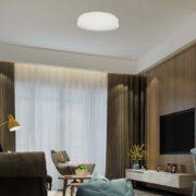 ZATEMNILNA STROPNO STENSKA LED SVETILKA 500 mm 42W 4000K BELA ALI ČRNA