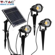 SOLARNA TROJNA VRTNA VBODNA SVETILKA 3X1,2W 3000K IP65
