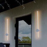 ZUNANJA STENSKA LED SVETILKA 12W IP65 BELA ALI ČRNA