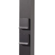 VRTNI STEBRIČEK Z VTIČNICAMI IN LED SVETILKO LERNA 600 mm 6W 3000K/4000K IP65