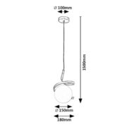 VISEČA SVETILKA SARABI E27 20W