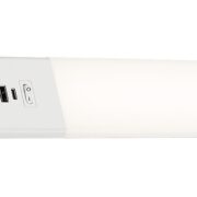 PODELEMENTNA KOTNA SVETILKA Z DVEMA VTIČNICAMA, STIKALOM USB+MICRO USB BILAL 600 mm 18W 4000K