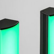 STOJEČA RGB DVOJNA LED SVETILKA PACO 380 mm Z DALJINSKIM UPRAVLJANJEM