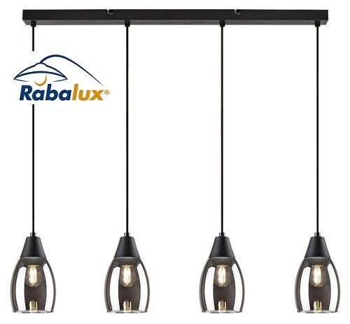 četverna-vintage-retro-viseča-svetilka-črno-dimljeno-steklo