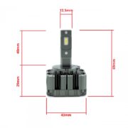 D1S/D2S/D3S/D4S LED KOMPLET SIJALK ZA GLAVNE LUČI 45W 5000 Lm 6000K 12/24V D1S/D2S/D3S/D4S LED KOMPLET SIJALK ZA GLAVNE LUČI 45W 5000 Lm 6000K 12/24V