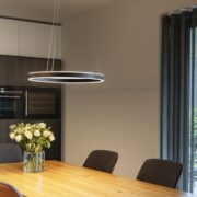 VISEČA ZATEMNILNA LED SVETILKA ONE 60 UP-DOWN fi 600 mm 24W 3000K/4000K V TREH BARVAH