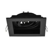 VGRADNA SVETILKA BETA 100X100 mm GU10 BELA ALI ČRNA