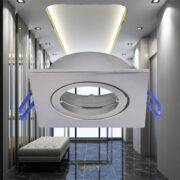 VGRADNA SVETILKA MITTO 82X82 mm GU5,3/MR16 V TREH BARVAH