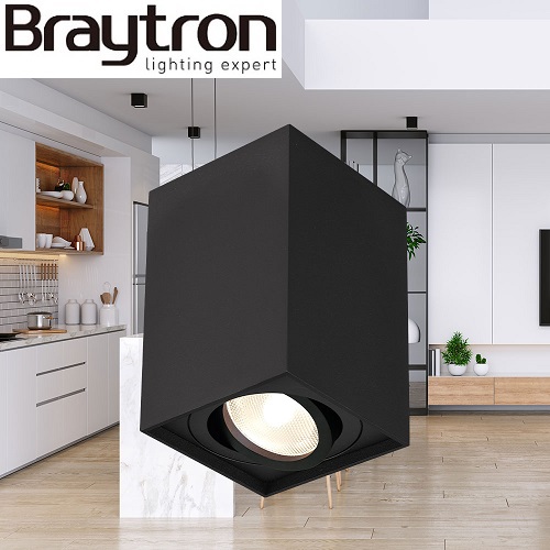 stropni-nadometni-reflektor-kvadratni-nastavljiv-kot-črni