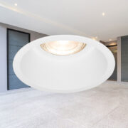 VGRADNA SVETILKA TETRA fi 86 mm GU10 BELA ALI ČRNA