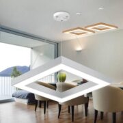 VISEČA ZATEMNILNA LED SVETILKA BLADE 600X600 mm 45W 3000K DO 6500K V TREH BARVAH Z DALJINSKIM UPRAVLJANJEM