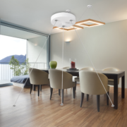 VISEČA/STROPNA ZATEMNILNA LED SVETILKA BELLA BLADE 500X500 mm 45W 3000K DO 6500K V TREH BARVAH Z DALJINSKIM UPRAVLJANJEM