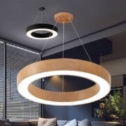 VISEČA ZATEMNILNA LED SVETILKA BLADE fi 600 mm 45W 3000K DO 6500K V TREH BARVAH Z DALJINSKIM UPRAVLJANJEM