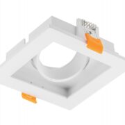 VGRADNA SVETILKA RUBIO 102X102 mm GU10 BELA ALI ČRNA