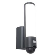 SENZORSKA SVETILKA Z VARNOSTNO KAMERO ELARA 17,5W 2700K DO 6500K IP44 INOX ALI ANTRACITNA