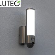 SENZORSKA SVETILKA Z VARNOSTNO KAMERO ELARA 17,5W 2700K DO 6500K IP44 INOX ALI ANTRACITNA