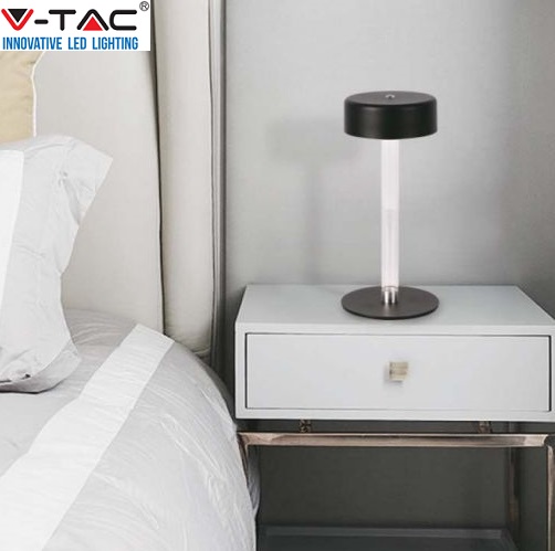 AKUMULATORSKA NAMIZNA TOUCH ZATEMNILNA LED SVETILKA 3W 3000K DO 6000K BELA ALI ČRNA AKUMULATORSKA NAMIZNA TOUCH ZATEMNILNA LED SVETILKA 3W 3000K DO 6000K BELA ALI ČRNA