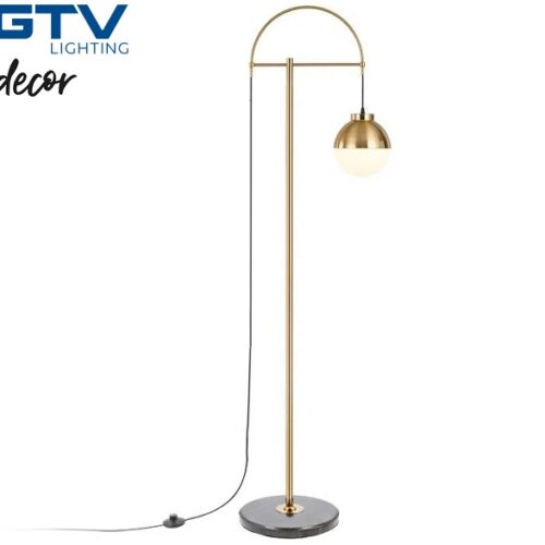 klasična-stoječa-svetilka-steklo-kovina-zlata-opal