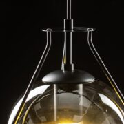 VISEČA SVETILKA DROP fi 200 mm E27 V DVEH BARVAH