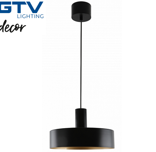 kovinski-retro-vintage-lestenec-črni-zlati