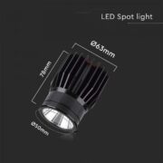 LED MODUL ZA GU10 fi 50 mm 18W 3000K, 4000K ALI 6000K