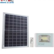 SOLARNI LED REFLEKTOR Z DALJINSKIM UPRAVLJANJEM 12W 4000K ALI 6000K IP65 BELI ALI ČRNI