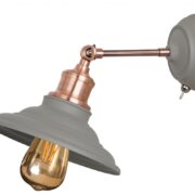 STENSKA SVETILKA S STIKALOM LORET E27 V TREH BARVAH