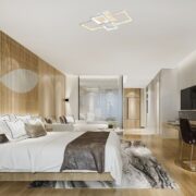 ZATEMNILNA STROPNA LED SVETILKA 74W 3000K DO 6000K Z DALJINSKIM UPRAVLJANJEM