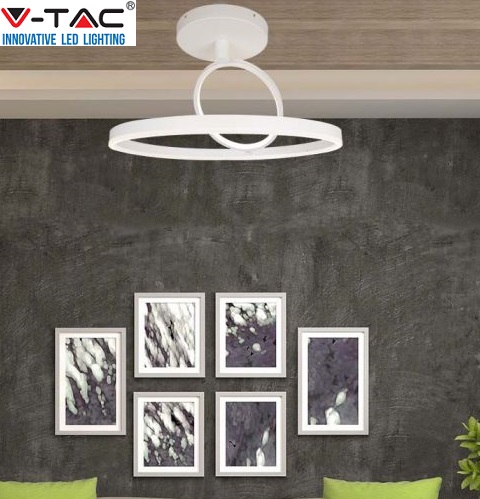 stropni-led-lestenec-luster-beli