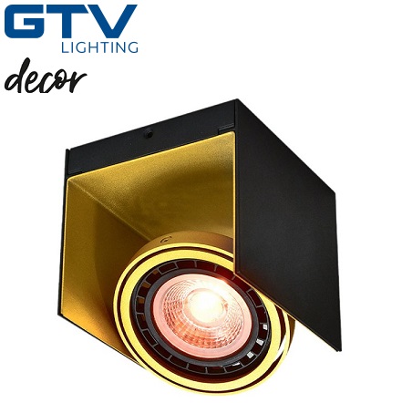 stropni-reflektor-gu10-črni