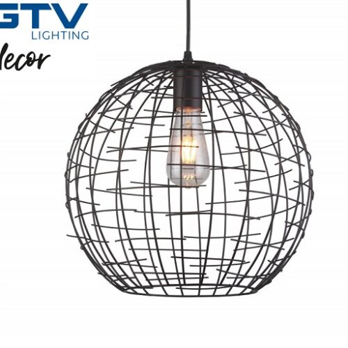 vintage-lestenec-črni-zlati