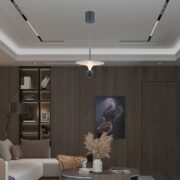 VISEČA LED SVETILKA fi 300 mm 9W 3000K ALI 4000K V TREH BARVAH