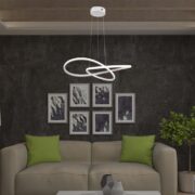 VISEČA LED SVETILKA 20W 3000K V TREH BARVAH