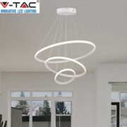 VISEČA LED SVETILKA fi 600 mm 32W 3000K V TREH BARVAH