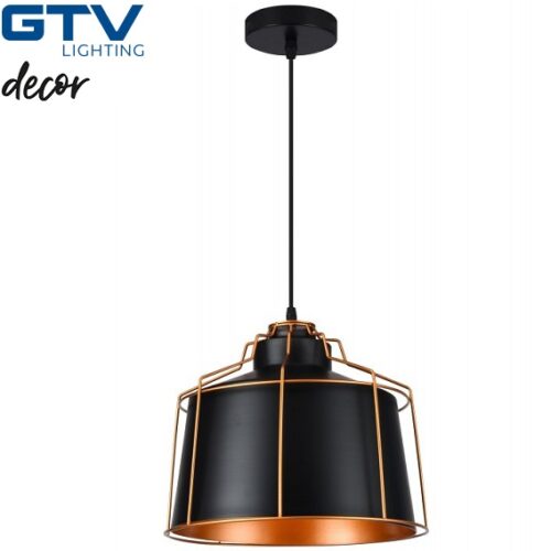 viseči-lestenec-vintage-retro-kovinski-črni