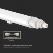 INDUSTRIJSKA LINIJSKA LED SVETILKA 1500 mm 48W 4000K ALI 6000K IP65