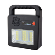 SOLARNI PRENOSNI BLUETOOTH ZVOČNIK Z REFLEKTORJEM 3,5W 3000K DO 6000K IP44