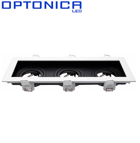 trojna-kvadratna-vgradna-gu10-svetilka-bela